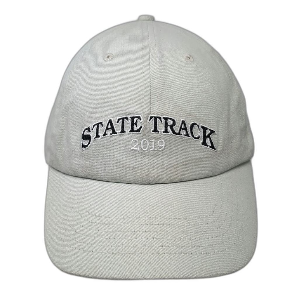 Fahrenheit Baseball Cap Gray One Size State Track 2019 IHSAA Slideback Logo Hat